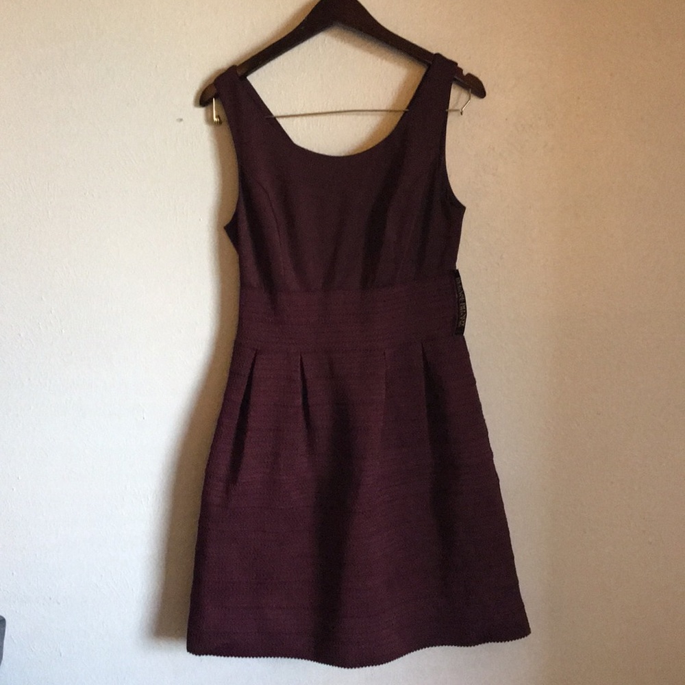 New York & Company burgundy cocktail dress